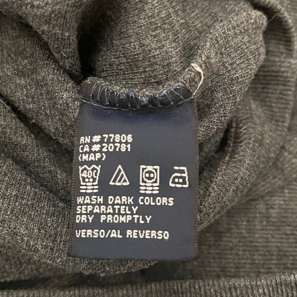 Vintage Tommy Hilfiger Y2K Sweater Mens L High V Neck Grunge Stripe Logo 90s - Picture 9 of 10